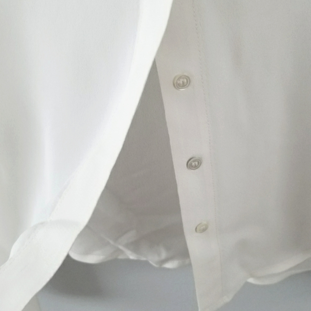 Reformation Button Down Bow Blouse - image 6